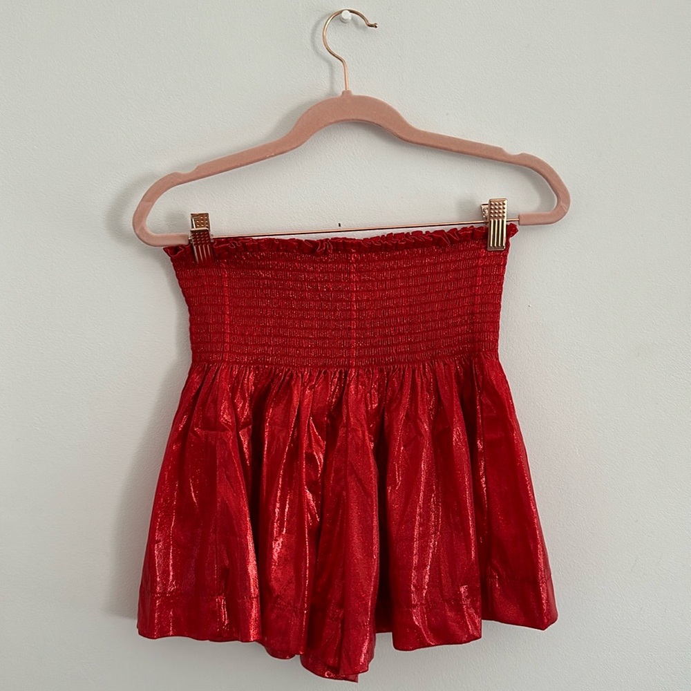 Queen of Sparkles red shorts